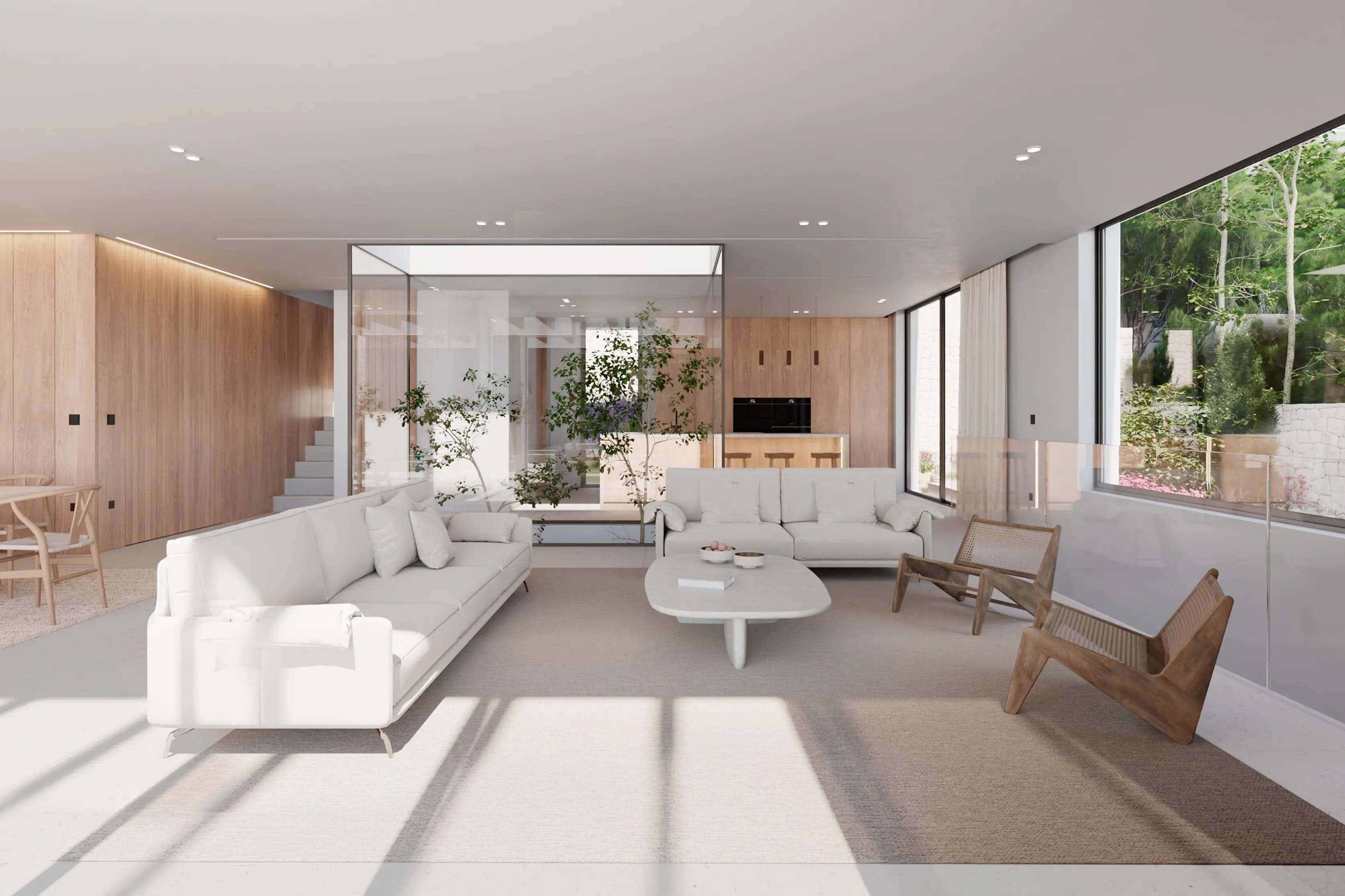 casas-en-ibiza-santa-eulalia-salon .jpg Villas en Ibiza  salón Santa Eulalia