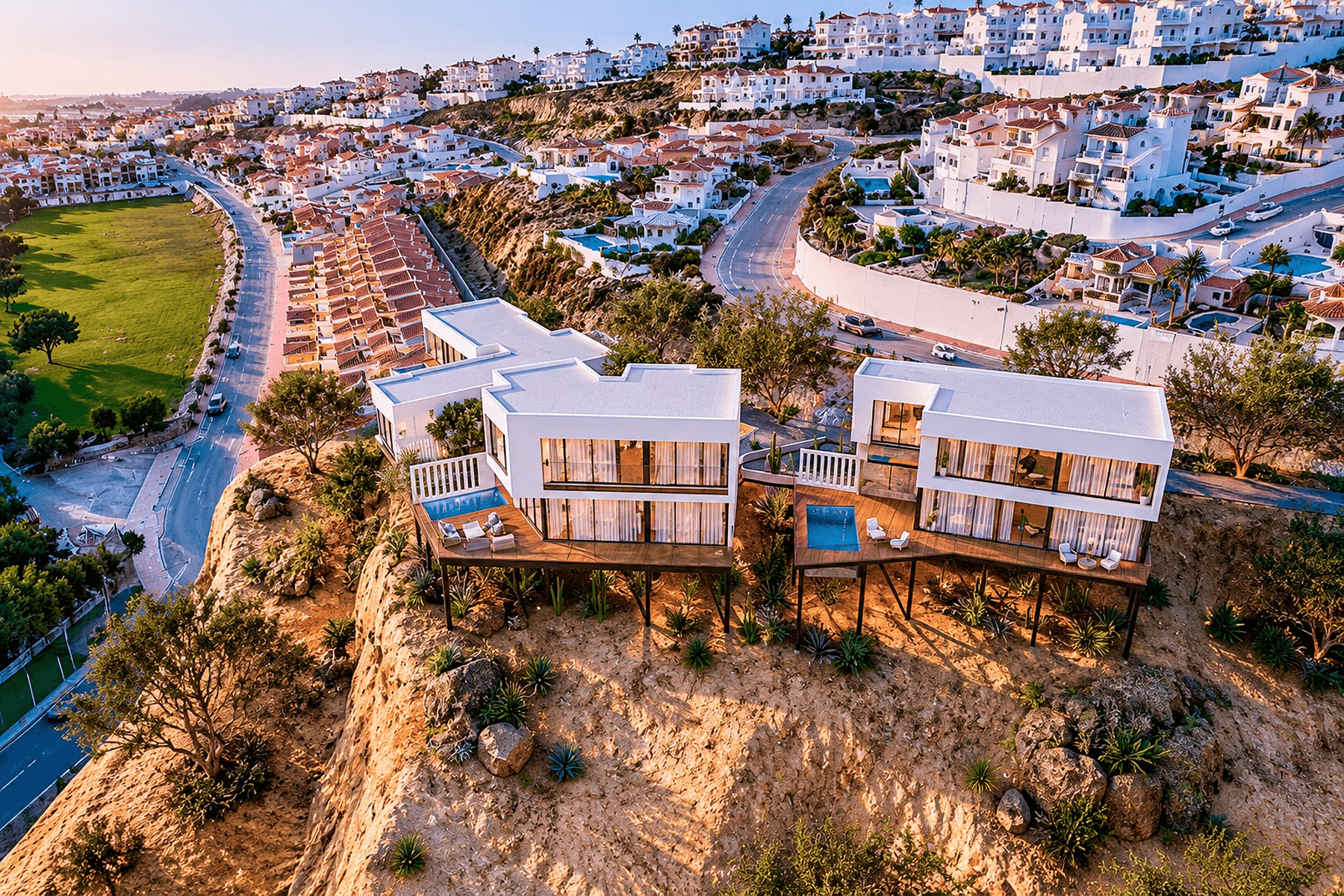 Exclusivo Conjunto de 7 Villas de Lujo Frente al Golf